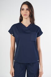 Camisa Cargo Azul Navy Para Dama